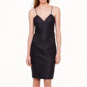 J. Crew floral jacquard cocktail dress